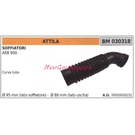 Curva tubo soffiatore AEB 900 ATTILA 030318 | Newgardenstore.eu