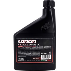 Olio motore 4 tempi benzina alta qualita' LONCIN SAE 10W30 tagliaerba - 600 mL
