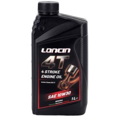 Olio motore 4 tempi benzina alta qualita' LONCIN SAE 10W30 tagliaerba - 1 L | Newgardenstore.eu