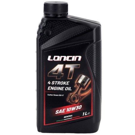 Aceite de motor de gasolina de 4 tiempos LONCIN SAE 10W30 de primera calidad para cortacéspedes (1 L) | Newgardenstore.eu