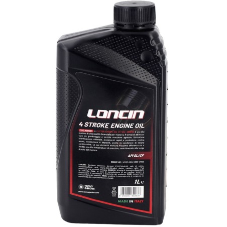 Aceite de motor de gasolina de 4 tiempos LONCIN SAE 10W30 de primera calidad para cortacéspedes (1 L)