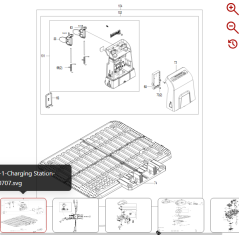 Assemblage du panneau électrique 59002620 POUR ROBOT KRESS D'ORIGINE | Newgardenstore.eu