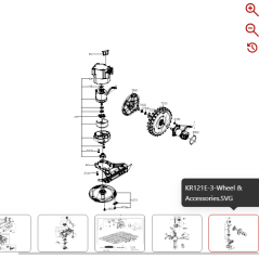 Vite M4x10 59000119 PER ROBOT ORIGINALE KRESS | Newgardenstore.eu