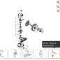 Moteur d'entraînement 59001429 POUR ROBOT KRESS ORIGINAL