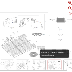 Vite della stazione di ricarica 59000116 PER ROBOT ORIGINALE KRESS | Newgardenstore.eu