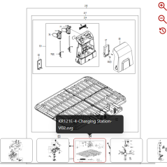 Vite della stazione di ricarica 59000116 PER ROBOT ORIGINALE KRESS | Newgardenstore.eu