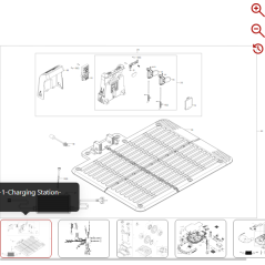 Vite della stazione di ricarica 59000116 PER ROBOT ORIGINALE KRESS | Newgardenstore.eu