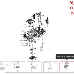 Cuscinetto paraolio 59001576 PER ROBOT ORIGINALE KRESS