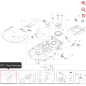 Touchpad (Tastatur) ASM 59007252 FÜR ORIGINAL KRESS ROBOTER