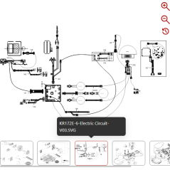 Base support 59003701 FOR ORIGINAL KRESS ROBOT | Newgardenstore.eu