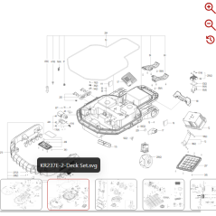 Motore di regolazione altezza taglio 59003783 PER ROBOT ORIGINALE KRESS | Newgardenstore.eu