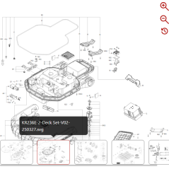 Carte de capteur à effet Hall KRESS 59002592 pour robot d'origine