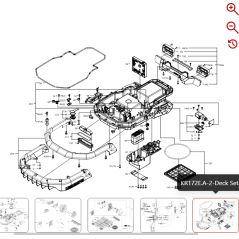 Placa de sensor Hall KRESS 59002592 para robot original | Newgardenstore.eu