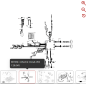 Scheda sensore hall urto 59002592 PER ROBOT ORIGINALE KRESS