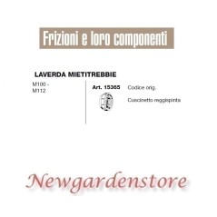 Cuscinetto reggispinta 15365 compatibile LAVERDA MIETITREBBIE M100 M112 | Newgardenstore.eu