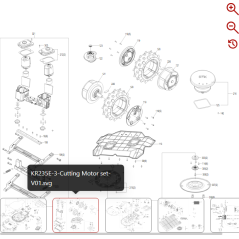 Componentes del módulo RTK 59007248 PARA ROBOT KRESS ORIGINAL