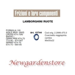 Cuscinetto reggispinta 15744 trattore LAMBORGHINI Agile 880 990 Cross Sprint | Newgardenstore.eu