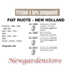 Drucklager des Zapfwellengetriebes 15280 15800 FIAT RÄDER NEW HOLLAND R450S 480 | Newgardenstore.eu