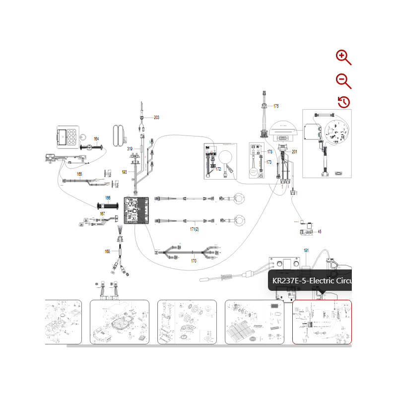 Scheda di controllo regolazione altezza taglio 59007149 PER ROBOT ORIGINALE KRESS