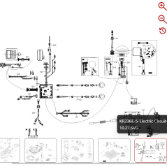 Cavo di alimentazione 59005301 PER ROBOT ORIGINALE KRESS
