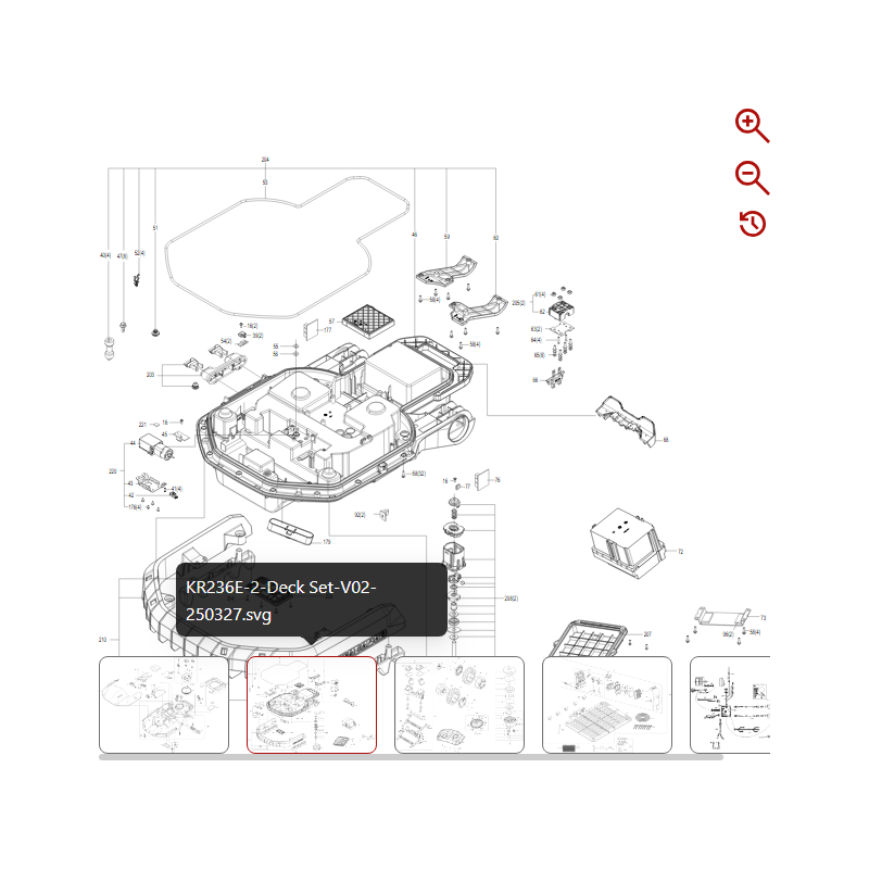 Carte de capteur à effet Hall 59002479 POUR ROBOT KRESS ORIGINAL