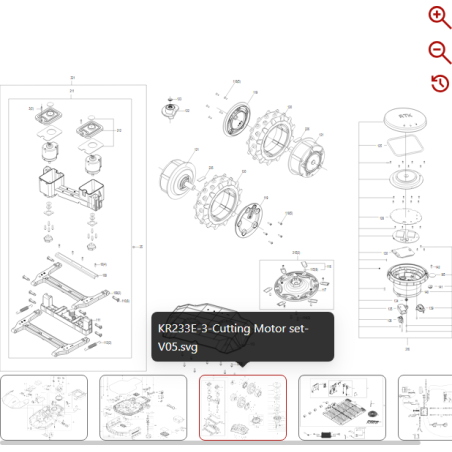 Closing cap 59003836 FOR ORIGINAL KRESS ROBOT