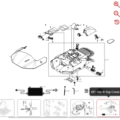 Placa de interruptores y conjunto de cables 59002593 PARA ROBOT KRESS ORIGINAL | Newgardenstore.eu