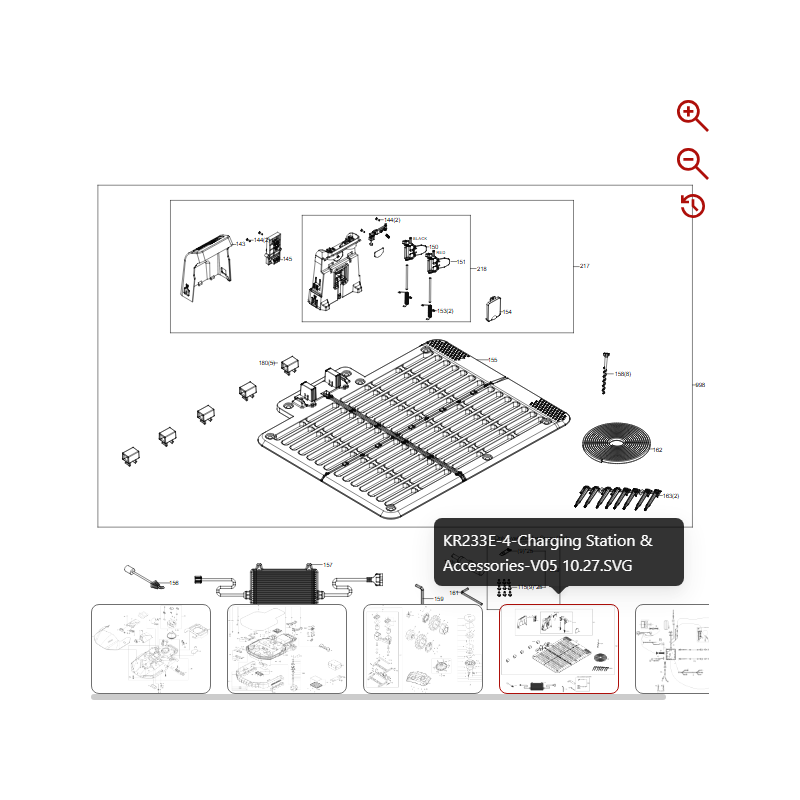 Placa de alimentación 59003827 PARA ROBOT KRESS ORIGINAL