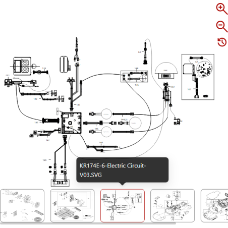 Carte de contrôle USB 59003715 POUR ROBOT KRESS ORIGINAL