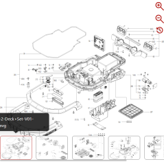 Connection plate 59003740 FOR ORIGINAL KRESS ROBOT | Newgardenstore.eu