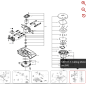 Support seat 59003843 FOR ORIGINAL KRESS ROBOT