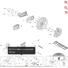 Scatola ingranaggi con motore incluso 59005206 PER ROBOT ORIGINALE KRESS | Newgardenstore.eu