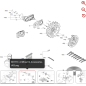 Getriebe mit Motor 59005206 FÜR ORIGINAL KRESS ROBOTER