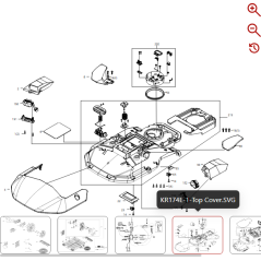 Schutzhülle 59003716 FÜR ORIGINAL KRESS ROBOTER