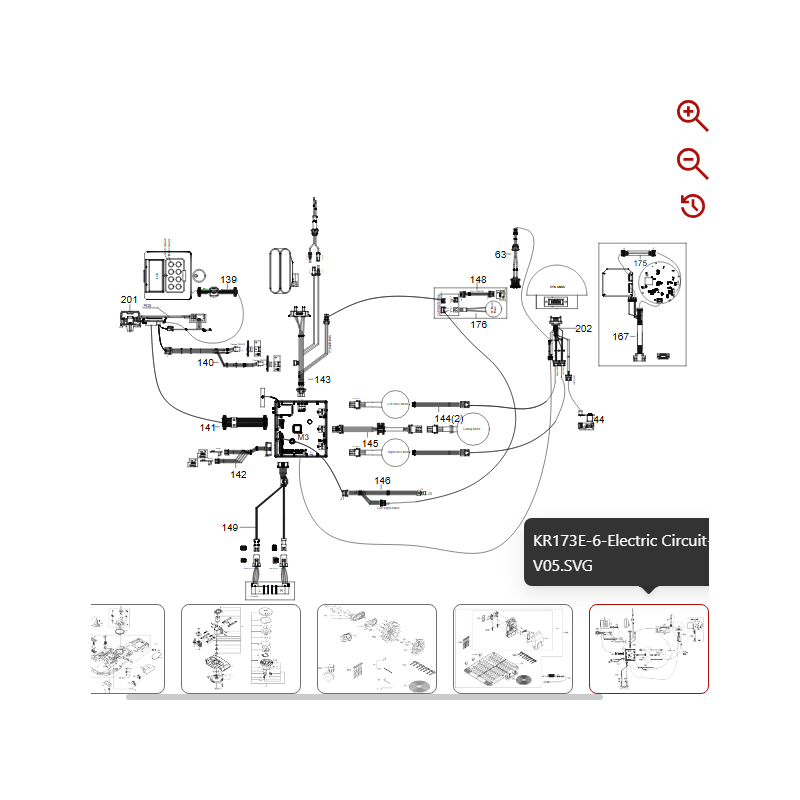 Cordon d'alimentation 59003730 POUR ROBOT KRESS ORIGINAL