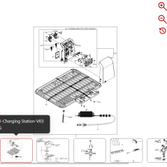 Gruppo PCB di carica migliorato (senza piastra di base) 59000296 PER ROBOT ORIGINALE KRESS | Newgardenstore.eu