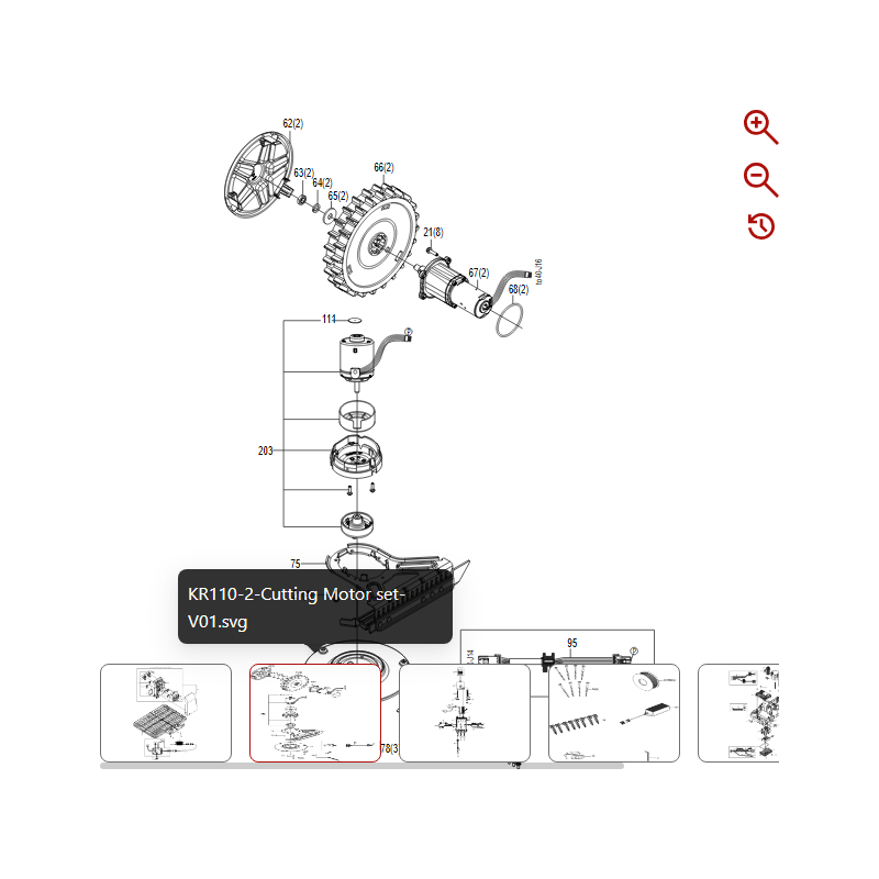 Cavo 59000233 PER ROBOT ORIGINALE KRESS