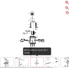 Circuito del display 59000716 PER ROBOT ORIGINALE KRESS