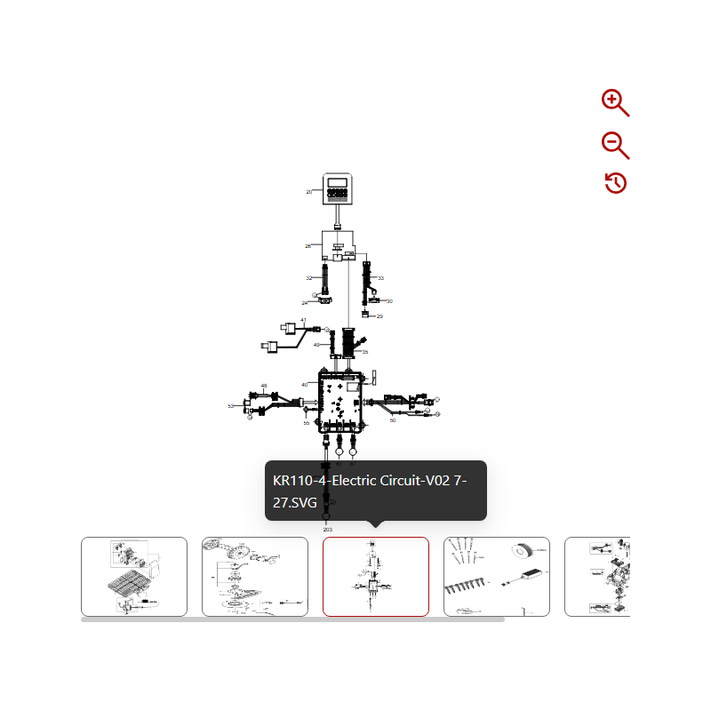 Anzeigeplatine 59000716 FÜR ORIGINAL KRESS ROBOTER