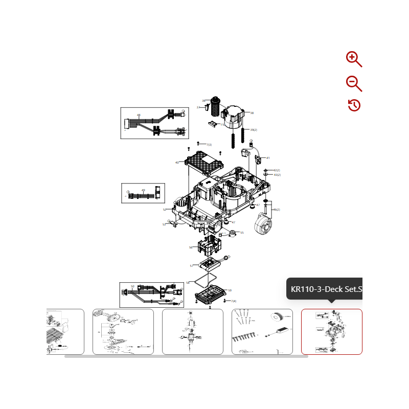 Batteria (Li-ion, 4.0Ah, 20V) KA0102UK,EU,CH,IT for UK,EU,CH,IT 59000300 PER ROBOT ORIGINALE KRESS