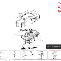 Set di piastre regolabili 59000721 PER ROBOT ORIGINALE KRESS | Newgardenstore.eu
