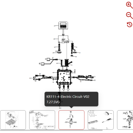 Display Circuit Board 59000216 FOR ORIGINAL KRESS ROBOT | Newgardenstore.eu