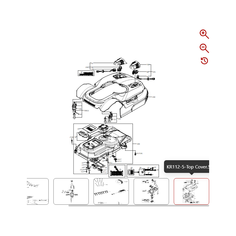 Bloc d'assemblage 59000282 POUR ROBOT KRESS ORIGINAL