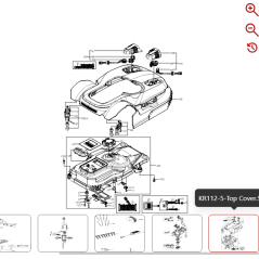 Copertina Ⅱ 59000277 PER ROBOT ORIGINALE KRESS | Newgardenstore.eu