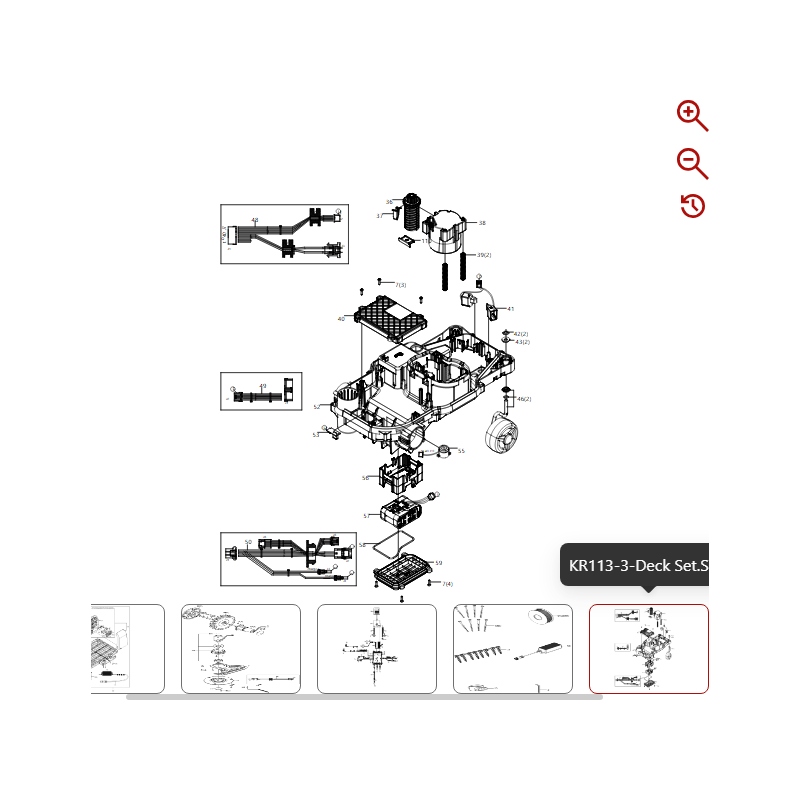 Akku (Lithium-Ionen, 5,8 Ah, 20 V) KA0103 für EU, CH, IT 59000308 FÜR ORIGINAL KRESS ROBOTER