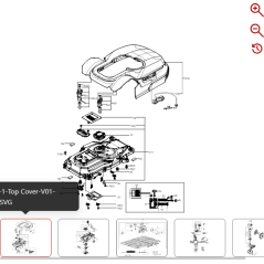 Vite autofilettante 59000798 PER ROBOT ORIGINALE KRESS