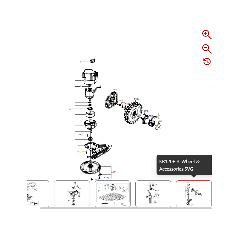 Vite ST4.8*16 59001435 PER ROBOT ORIGINALE KRESS
