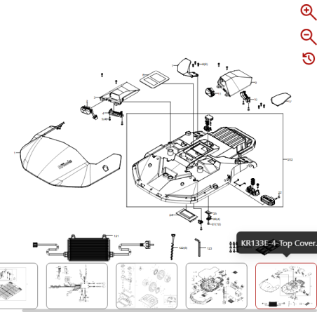 Schrauben-Unterlegscheiben-Baugruppe 59002514 FÜR ORIGINAL KRESS ROBOTER