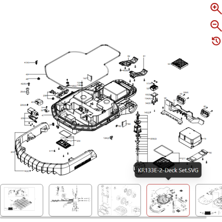 Screw ST3.9*18 59002511 FOR ORIGINAL KRESS ROBOT | Newgardenstore.eu