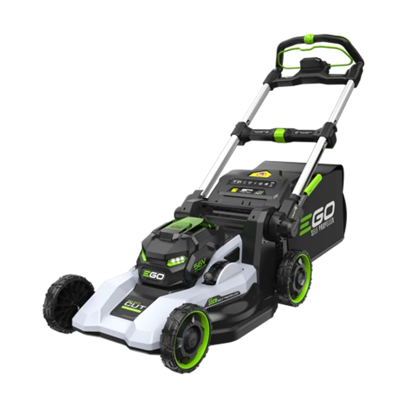 EGO LM2236E-SP 56V battery-powered lawnmower, cutting width 55 cm, 80L grass catcher